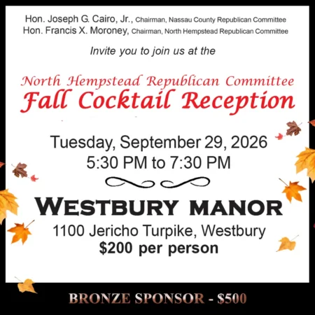 North Hempstead Fall Cocktail Reception – Bronze Sponsor