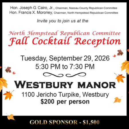 North Hempstead Fall Cocktail Reception – Gold Sponsor