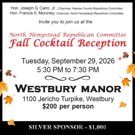 North Hempstead Fall Cocktail Reception – Silver Sponsor